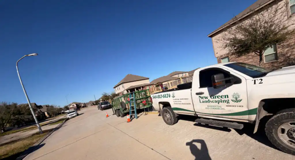 New Green Landscaping truck